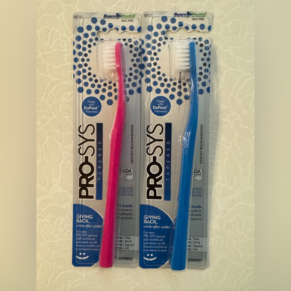 2 New Prosys Toothbrush